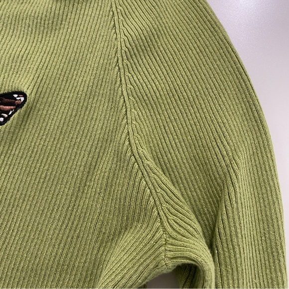 Green Cropped Long-Sleeve - Size Medium - Garage - Picture 5 of 8